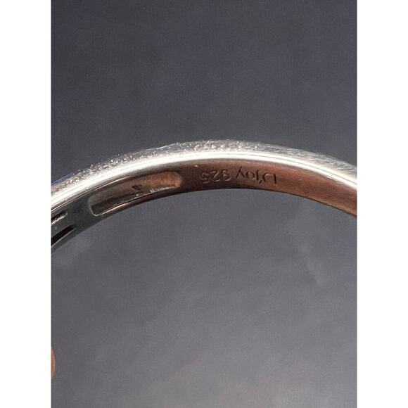 NEW Rose de France amethyst art deco sterling silver ring size 8 - Picture 4 of 11